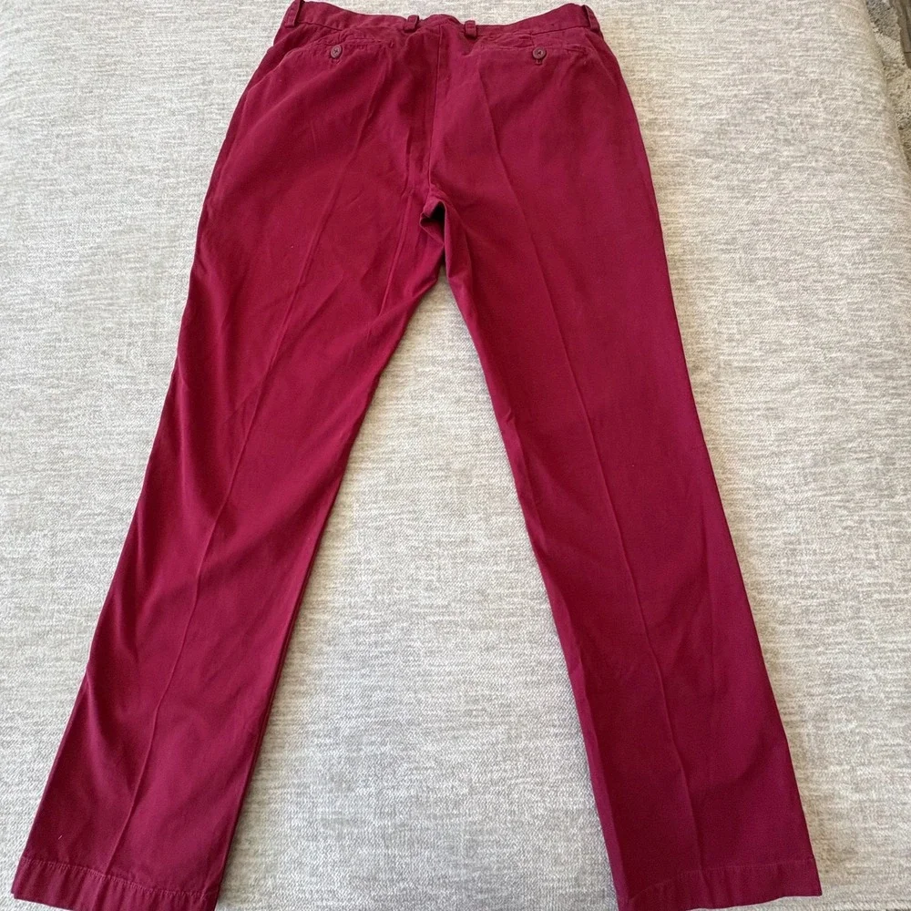 Vineyard Vines Pants Men's 34x32 Slim Fit Breaker Flat Front Straight Leg‎ Chino